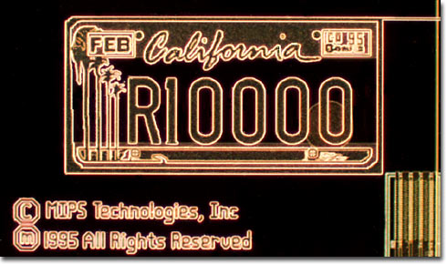 R10000 California License Plate (Darkfield)