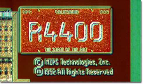 R4400 California License Plate