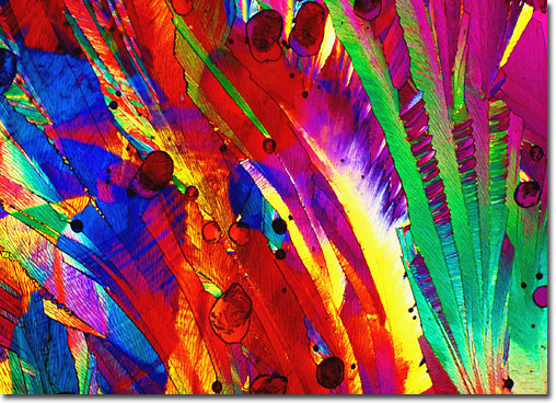 Photograph of Pangamic Acid under the microscope