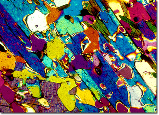 Photograph of Opal under the microscope
