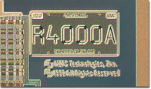 R4000 California License Plate