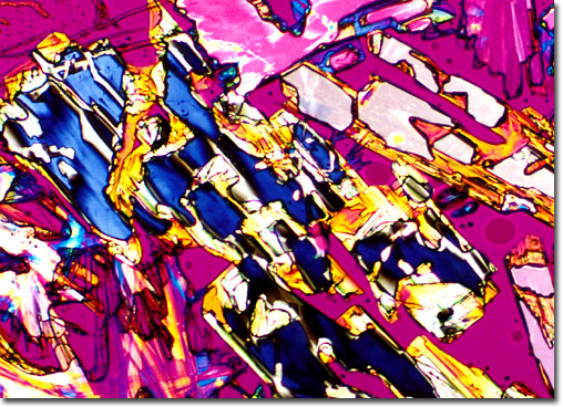 Photograph of Carbofuran under the microscope