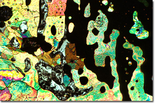 Photograph of Irbesartan (Avapro) under the microscope.