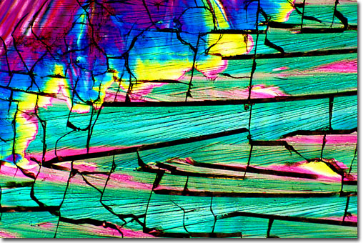 Photograph of Azithromycin under the microscope.