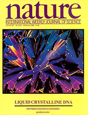 Molecular Expressions Microscopy Publications: Magazine Covers - Nature Weekly Journal of Science", 1998