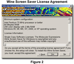 Molecular Expressions: Wine Screen Saver Installation Instructions